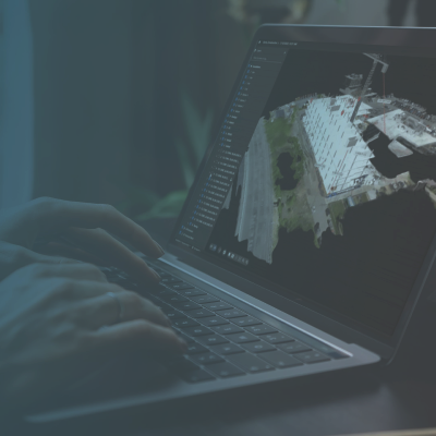 software structure on laptop screen